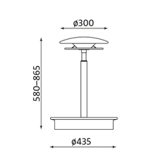 Belise 110 - wymiary
