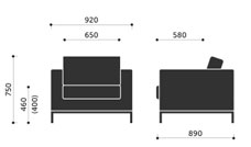 MyTurn 10H - wymiary