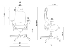 Ronin elastomer black - wymiary