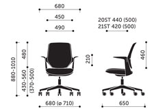 Trillo Pro 21 ST - wymiary